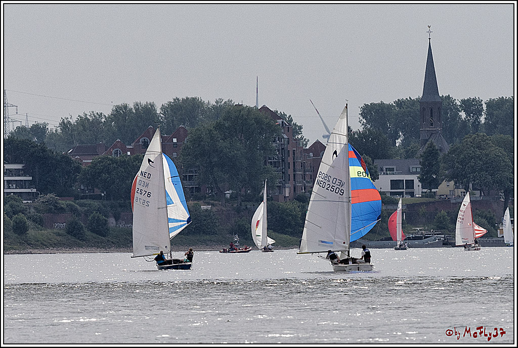 100 Jahre Rheinwoche 2022 - 2. Wettfahrt  Hitdorf - Duesseldorf, 03.06.2022,
